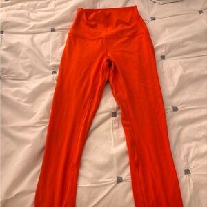 Orange size 2 Lululemon align leggings